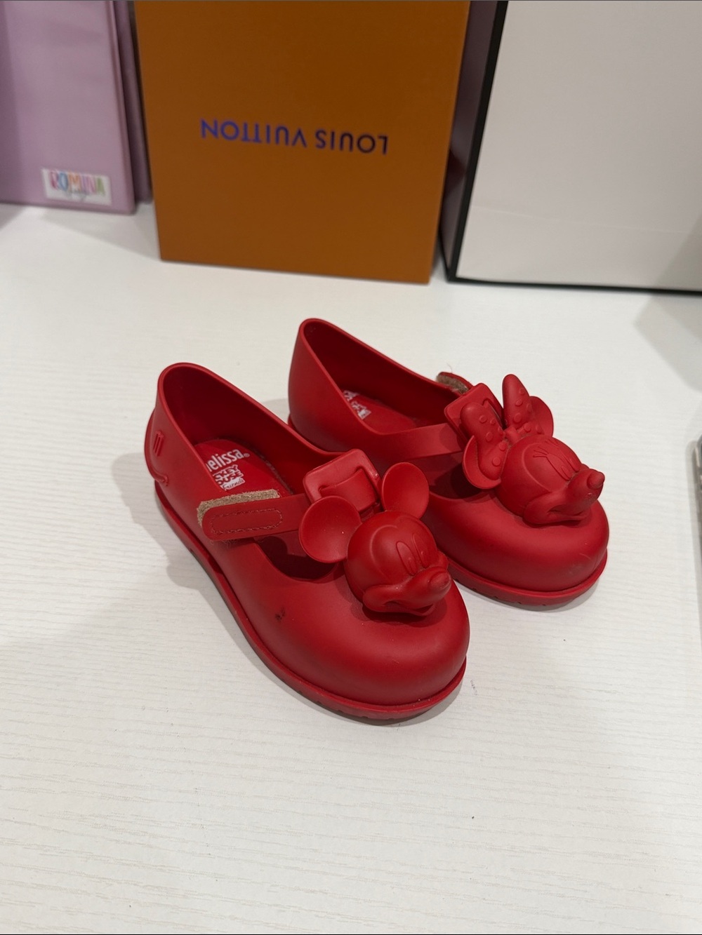 Mini Melissa Red Minnie Mouse Mary Jane Shoes